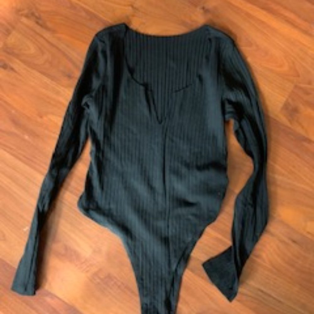 Schein bodysuit, black, size medium